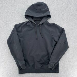 Lululemon City Sweat Hoodie Mens Medium Black Performance Pullover Minimalist